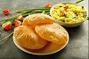 Poori Bhaji is a famous south indian breakfast dish